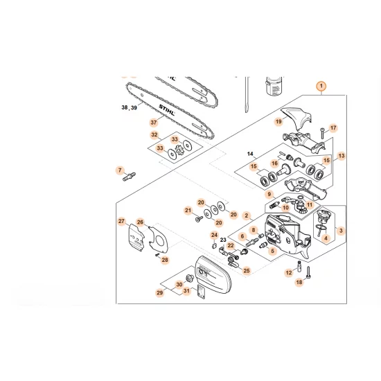 STIHL  Przekładnia 4182 640 0136